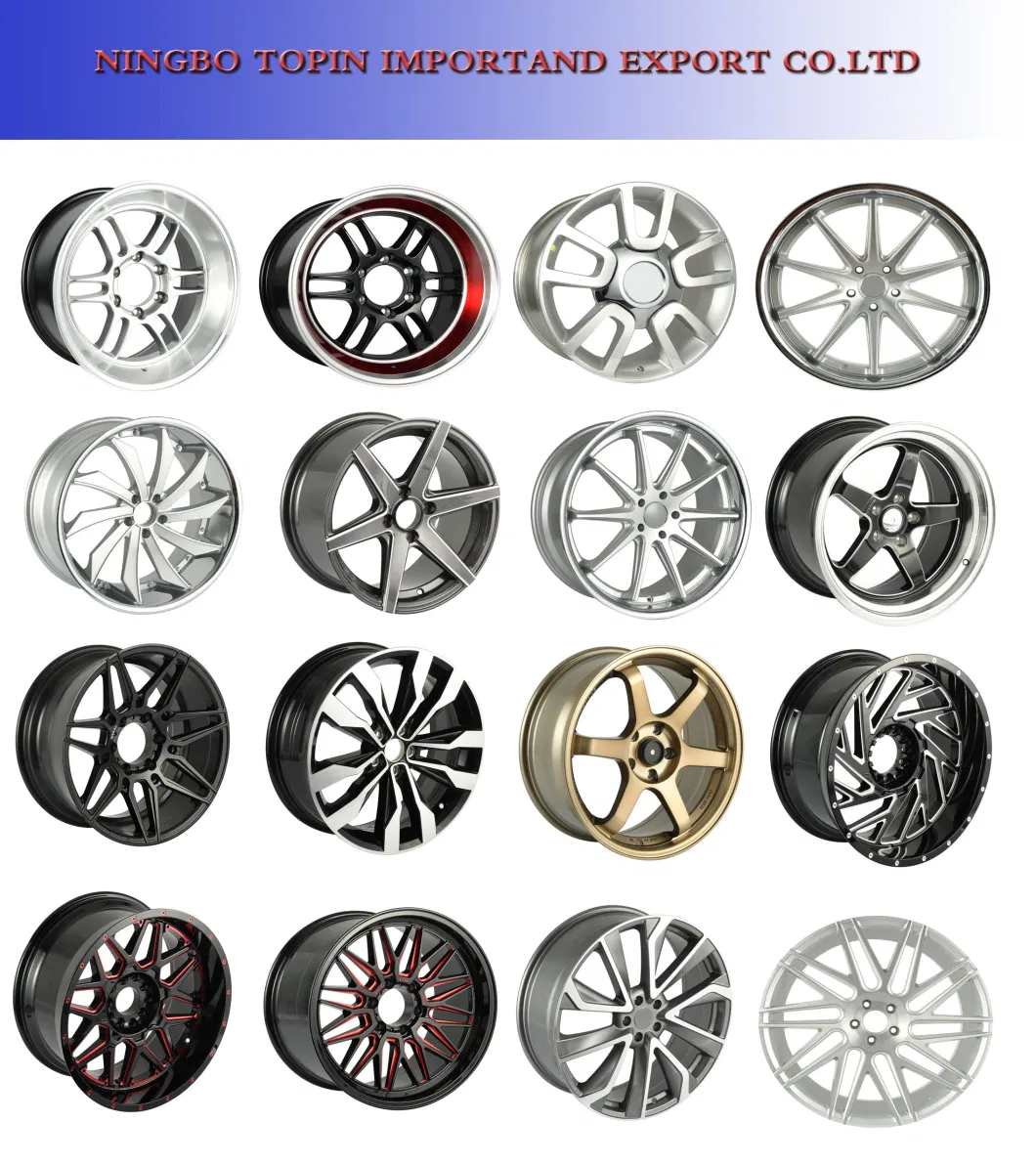 6 Spokes Concave Design Alloy Wheel with Milling Letters and Spoke