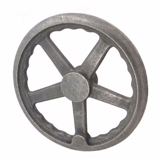 Zhongde Can Customize Black and White Cast Iron Handwheel