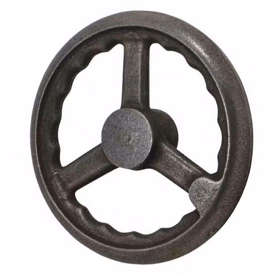 Zhongde Can Customize Black and White Cast Iron Handwheel